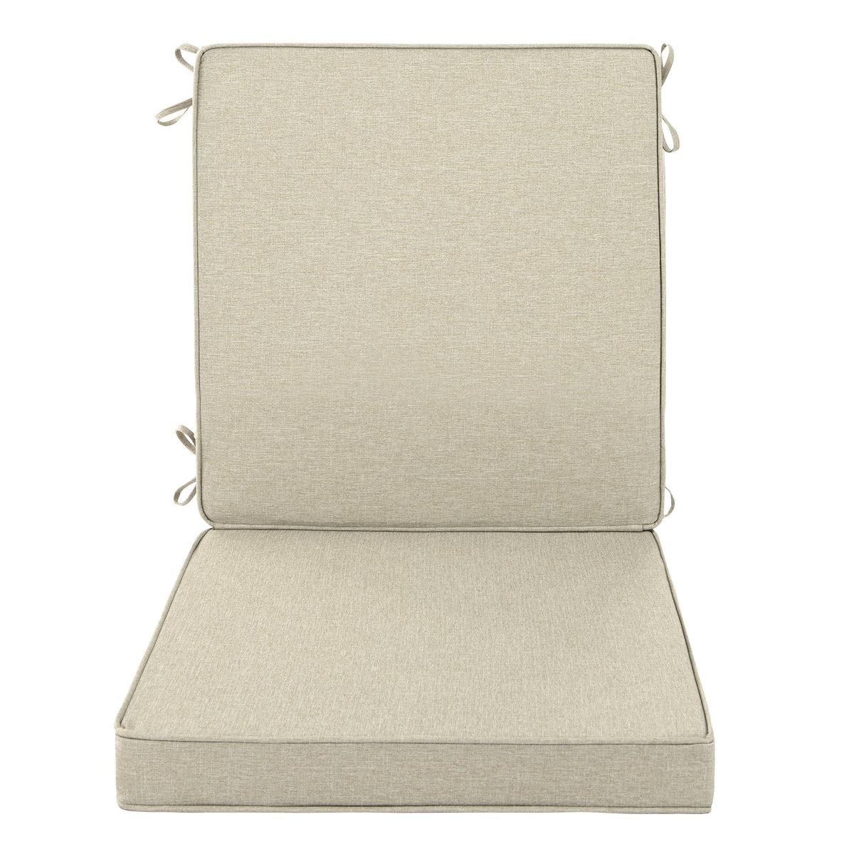 Outdoor Chair Cushions 20x20 Inch, Set of 4, Dark Grey