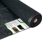 5.8oz 5FT x 250FT Heavy Duty Landscape Fabric Weed Barrier Premium Woven Ground Cover Roll, UV Resistant&Tear-Proof, Ideal for Garden Beds, Walkways, Patios, Greenhouses, Outdoor Landscaping