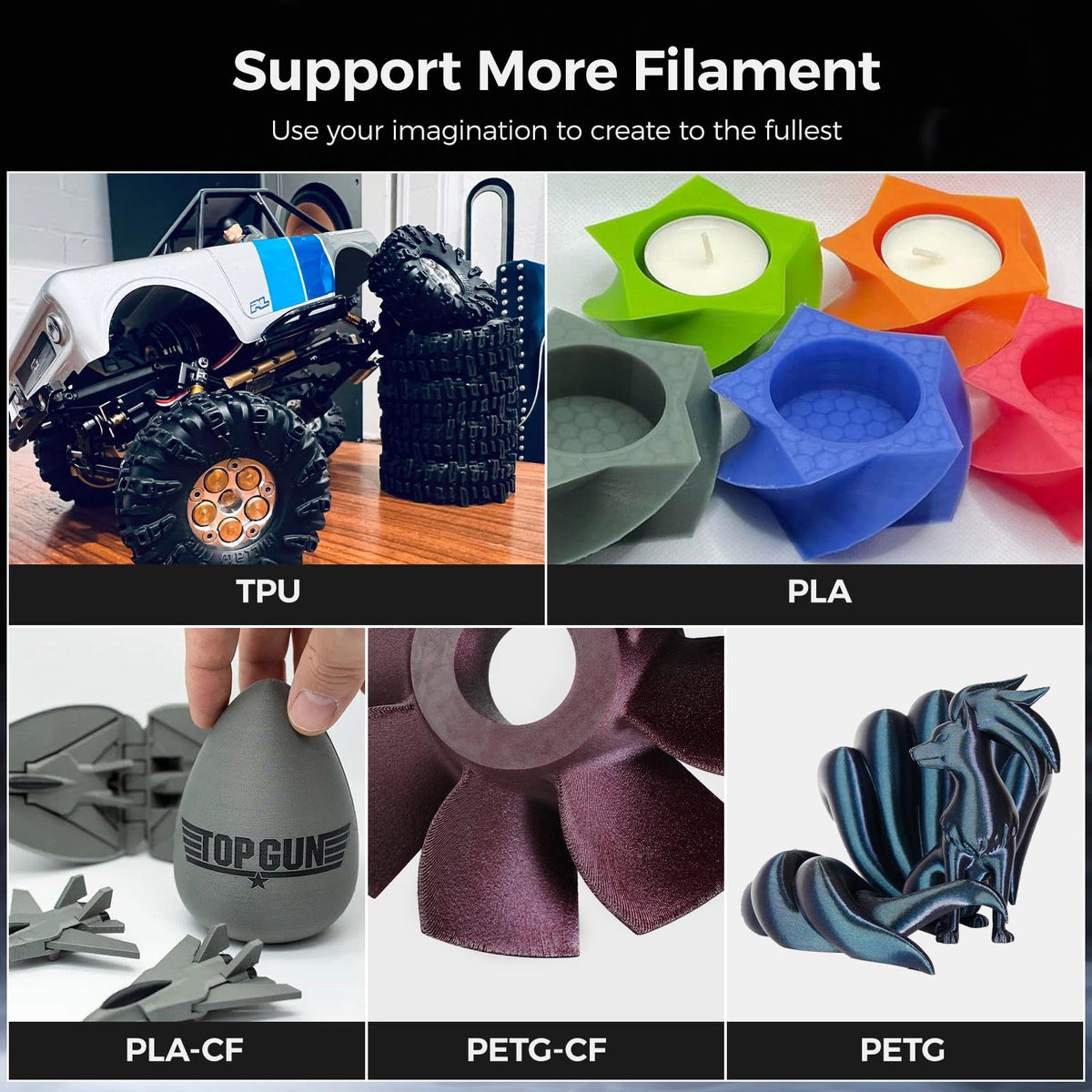 FLASHFORGE Adventurer 5M 3D Printer,Support Multi Materials, High Precision