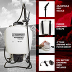 CHAPIN 60124 4-Gallon 20V Battery Powered Backpack Sprayer