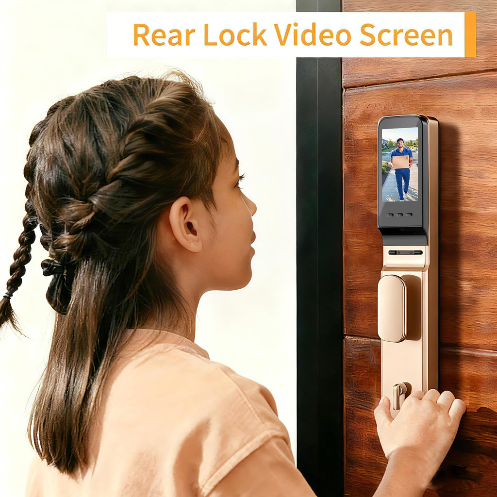 EIYSIE Video Smart Lock with Camera & Doorbell, 8-in-1 WiFi Keypad Deadbolt