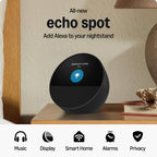 Echo Spot with Legrand Radiant Smart Plug