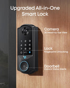 eufy Security Facial Recognition Smart Lock E40 with Indoor Lock C32