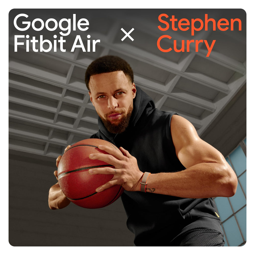 Google Fitbit Air Special Edition Stephen Curry - Screenless Tracker - Rye