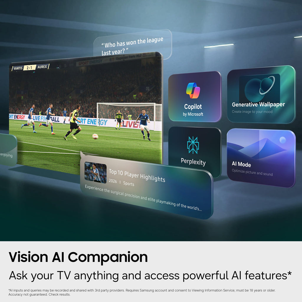 Samsung 65-Inch Class M70H Series, Mini LED, 4K, Smart TV, 2026 Model
