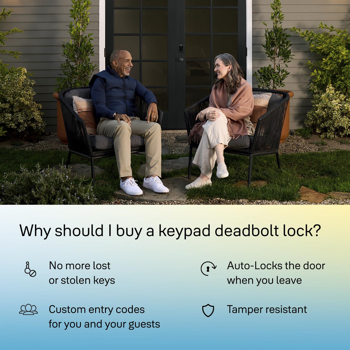 Yale Key Free Touchscreen Deadbolt - Black Suede, YRD157-NR-BSP