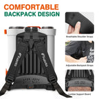 Battery Powered Backpack Sprayer 5.3 Gallon for Lawn, Garden, Yard