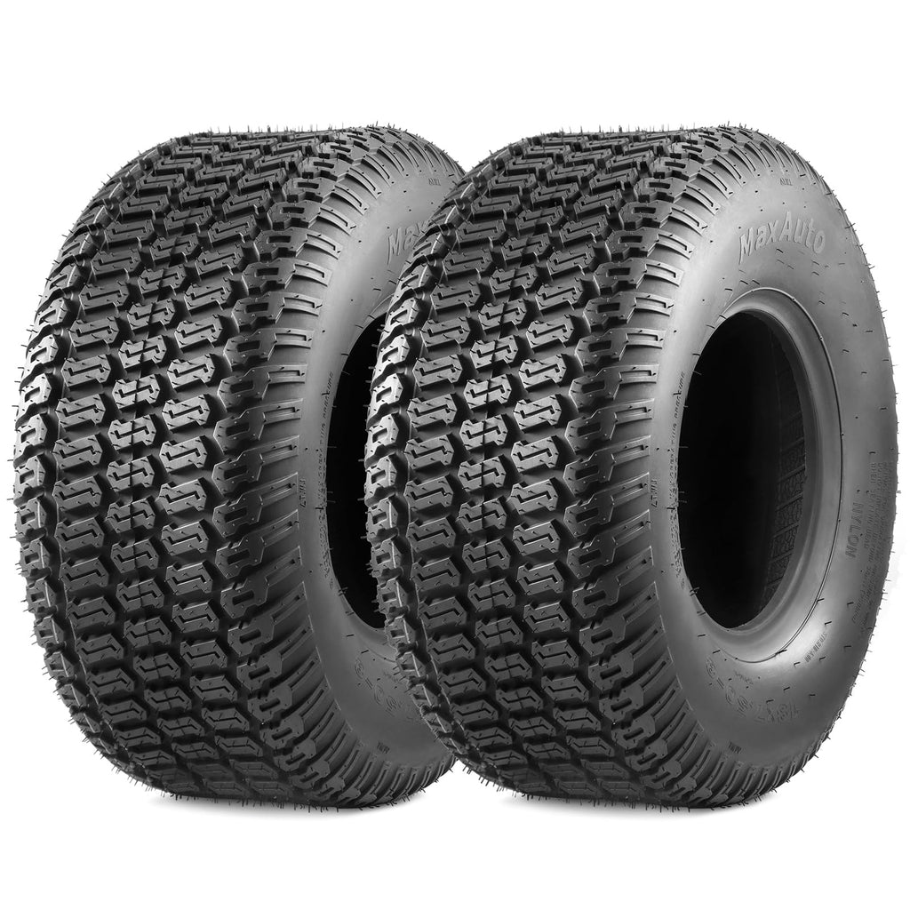 MaxAuto 2PCS 23x10.50-12 Turf Tires 23x10.5x12 Lawn Mower Golf Cart Garden Tractor Tire, 4PR Tubeless