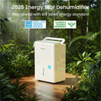 Waykar 30 Pint 2000 Sq. Ft. 2025 Energy Star Dehumidifier for Basement