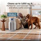 Shark NeverChange Detect iQ MAX with BreatheClear Air Purifier, HP361
