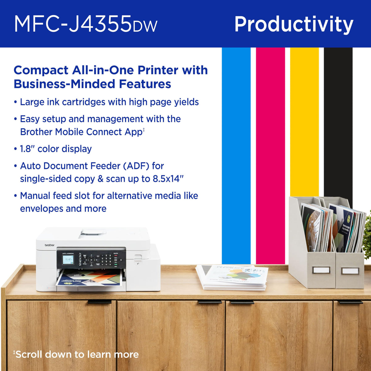 Brother INKvestment 4355 Wireless Color Inkjet Printer