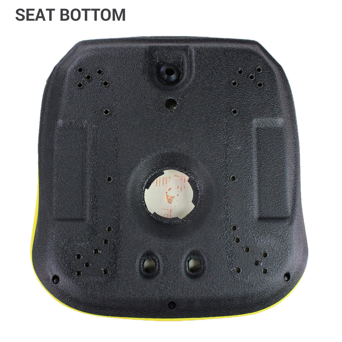 Universal Yellow Vinyl Seat for Many Lawn & Garden, UTV, Tractor & Skid Steer Applications (E-LGT125YL)