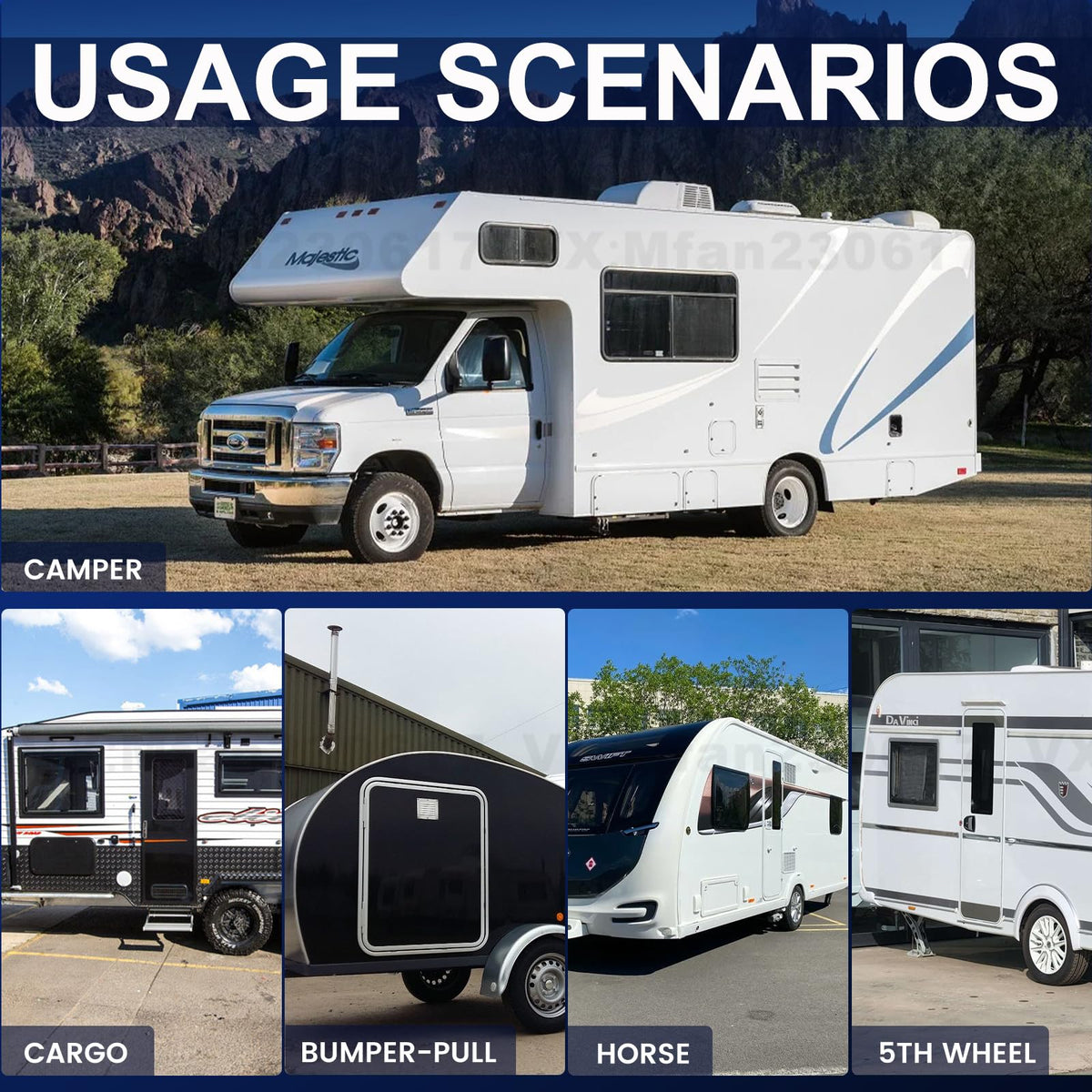 RV Keyless Entry Door Lock with Bluetooth Remote and Keypad for Camper