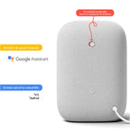 Google Nest Audio (3-Pack) Smart Speakers – Multi-Room Wireless Home Speaker Bundle with Bluetooth, Wi-Fi, Assistant, Stereo Sound, Voice Control & Smart Home Integration