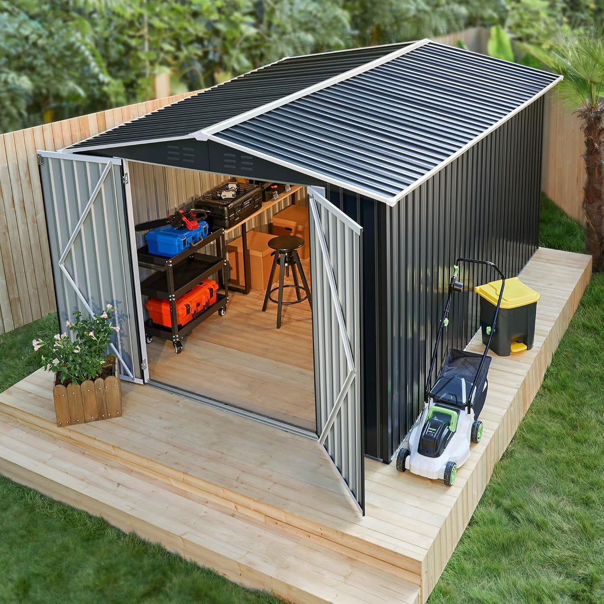 Polar Aurora 8 x 12 FT Outdoor Storage Shed