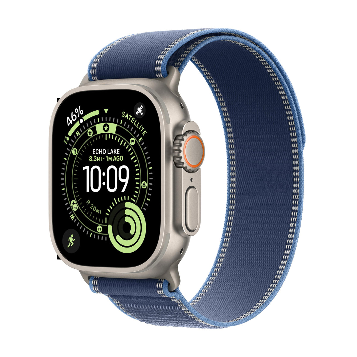 Apple Watch Ultra 3 [GPS + Cellular 49mm] Running & Multisport Smartwatch w/Rugged Titanium Case w/Black Ocean Band. Satellite Communications, Advanced Health & Fitness Tracking