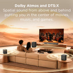TCL S65K S Series 5.1 Channel Soundbar System with Dolby Atmos, DTS:X, Wireless Subwoofer, Wireless Surround Speakers, Bluetooth Music Streaming, and AI Sonic Auto Room Calibration