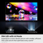 Samsung 55-Inch Class M80H Series, Mini LED, 4K, Smart TV, 2026 Model
