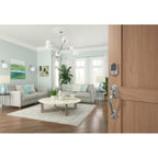 Schlage Encode Plus Smart WiFi Deadbolt Lock, Tap to Unlock, Satin Nickel