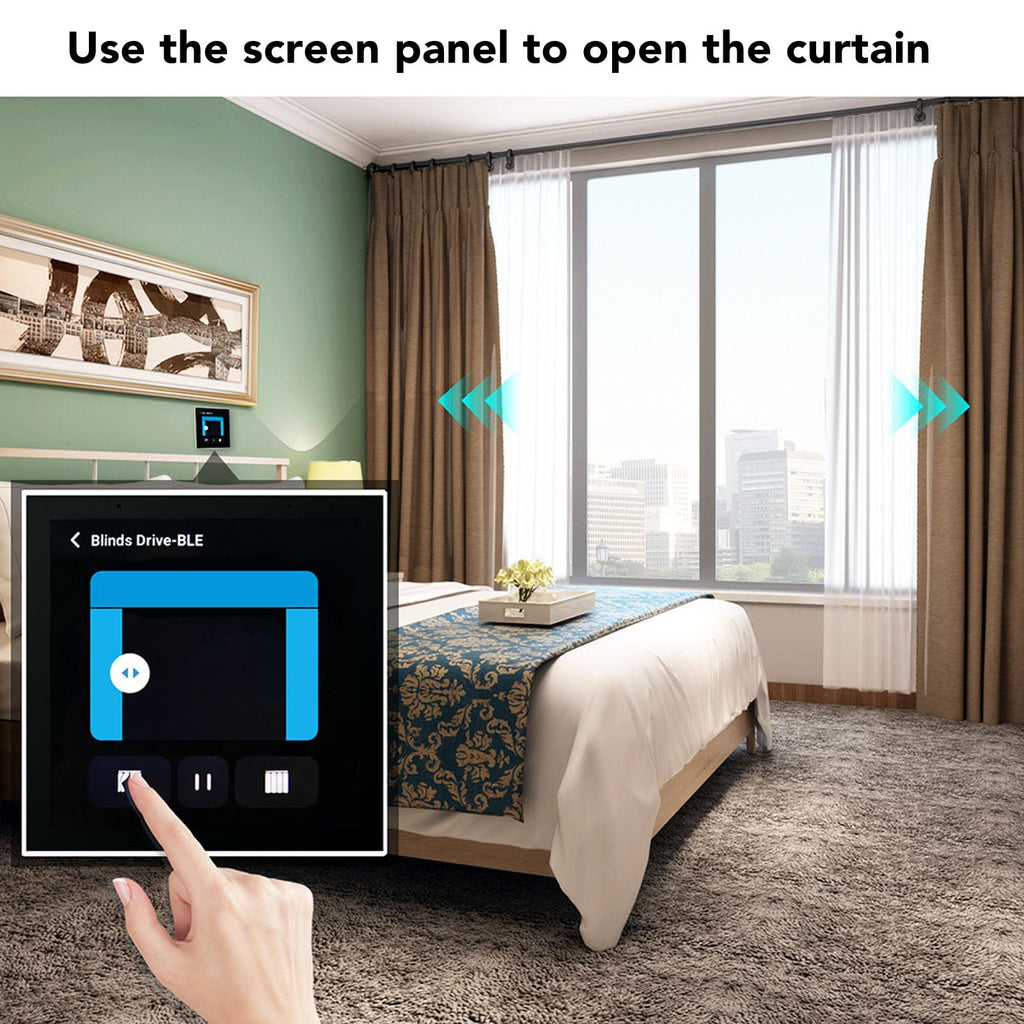 Smart Home Control Panel Android Touchscreen LCD, Voice Control, 100 to 240V - Centralized Automation Hub, Compatible with Homeassistant and, Ideal for Casa Automation System