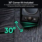 WYZE Wireless Duo Cam Doorbell Camera Video Doorbell w Wi-Fi Chime, 2K HD