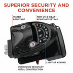RVLock V4 Keyless RV Door Lock, Full Metal, for Campers/5th Wheels/Trailers