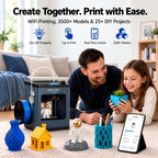 Entina Tina2 Plus 3D Printer, 250mm/s Fast Printing 3D Printer for Beginners & Kids, WiFi & App Control, Fully Assembled, Auto Leveling, PEI Build Plate, Open Source Mini 3D Printers for Home & School