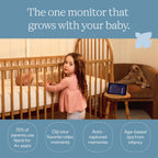 Nanit Smart Baby Video Monitor - Camera & Floor Stand - 1080p Wi-Fi Camera