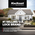 Kwikset Henley Front Door Lock Set with Deadbolt and SmartKey, Matte Black