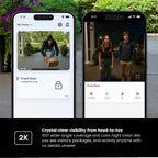 myQ Secure View™ 3-in-1 Smart Lock Deadbolt + Extra Battery, Keyless Entry Door Lock, 2K HDR Doorbell Camera, Face, Fingerprint & PIN Access, App Control, Color Night Vision & Two-Way Audio