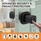 IU52 Double-Sided Keypad Door Lock, All-Weather, Fully Waterproof Keyless Entry with Dual-Sided Programmable Codes, Same Key Both Sides for Outdoor, Indoor, Gate & Fence