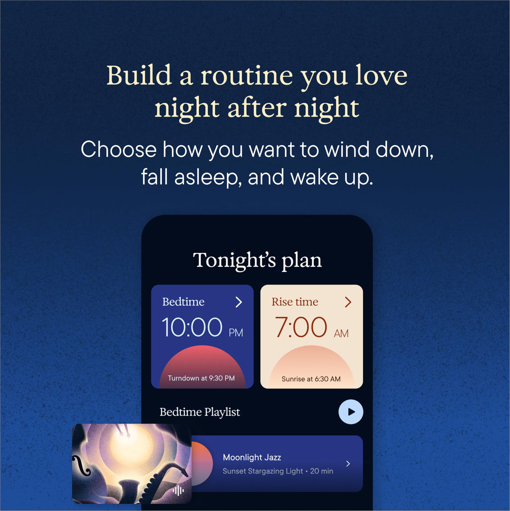 Hatch Sleep Clock, Contactless Sleep Tracker, Personalized Insights, Putty
