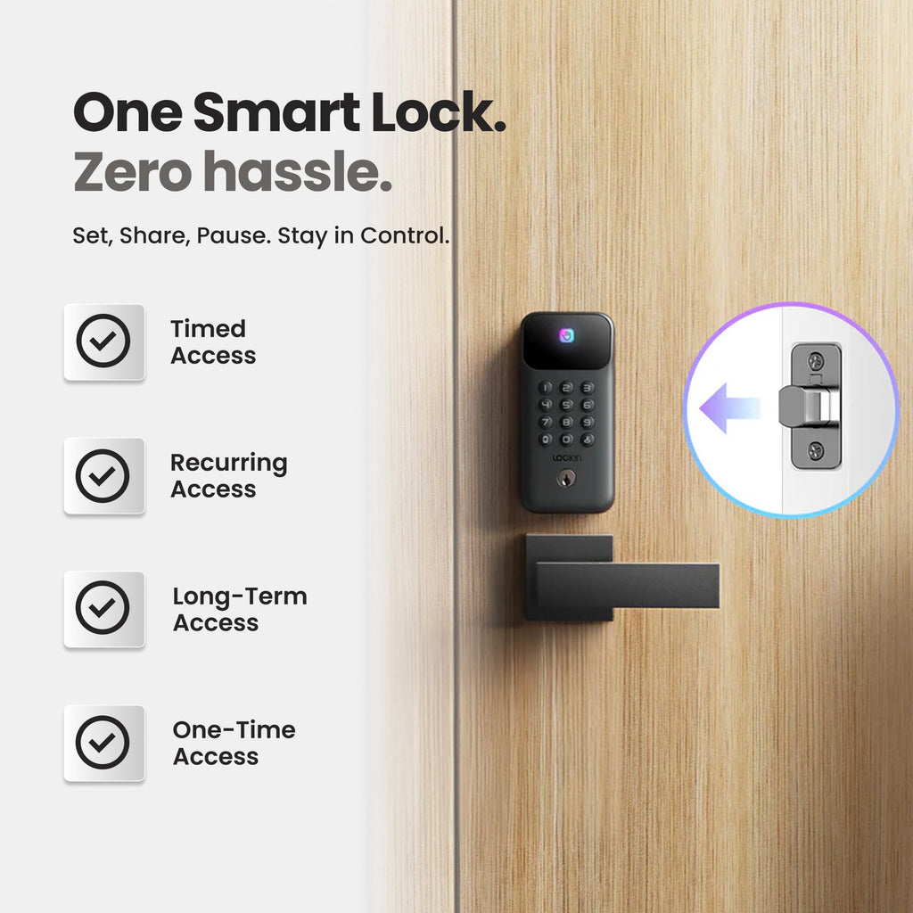 Veno Go, Palm Vein Keyless Entry Smart Lock, 7-Month Battery