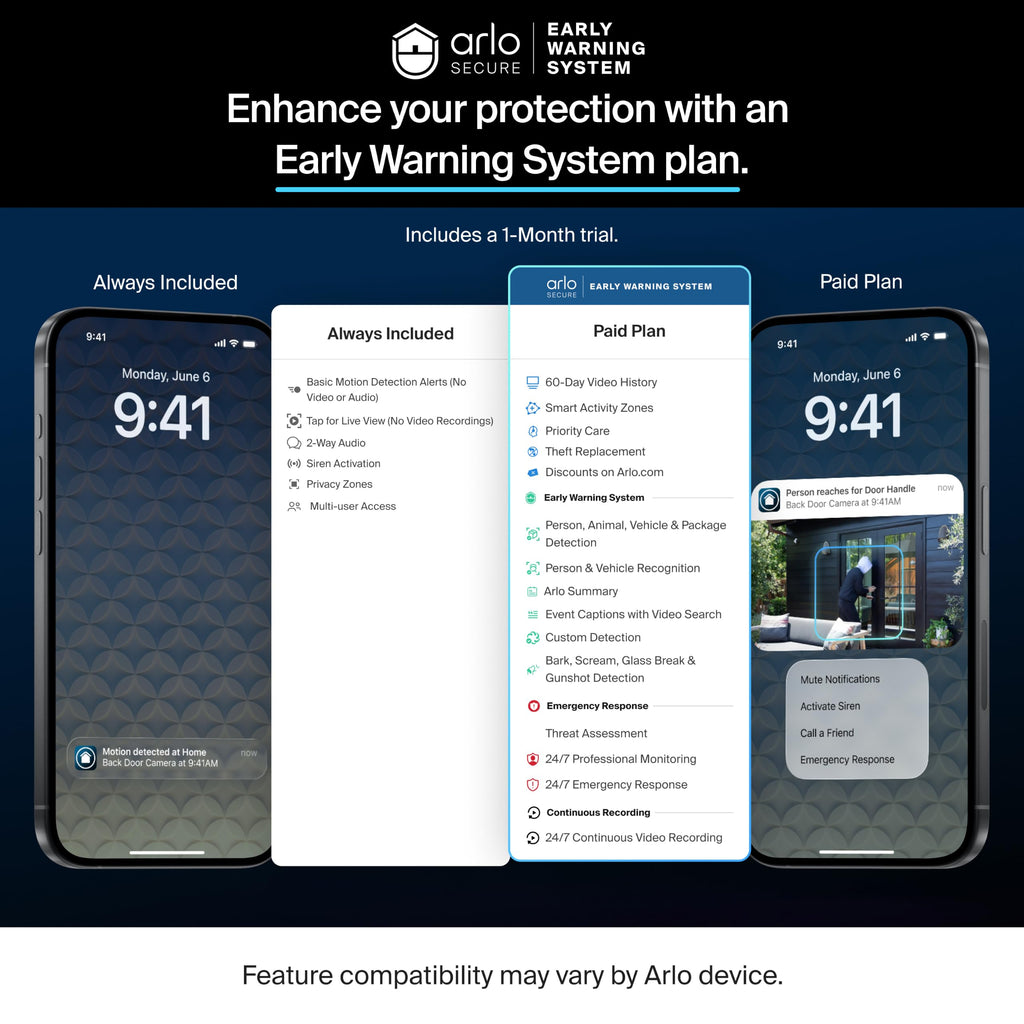 Arlo Wireless Floodlight Security Camera 2K HDR - 1-Cam