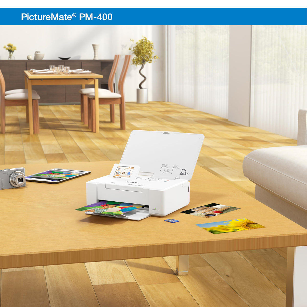 Epson PictureMate PM-400 Wireless Compact Photo Printer