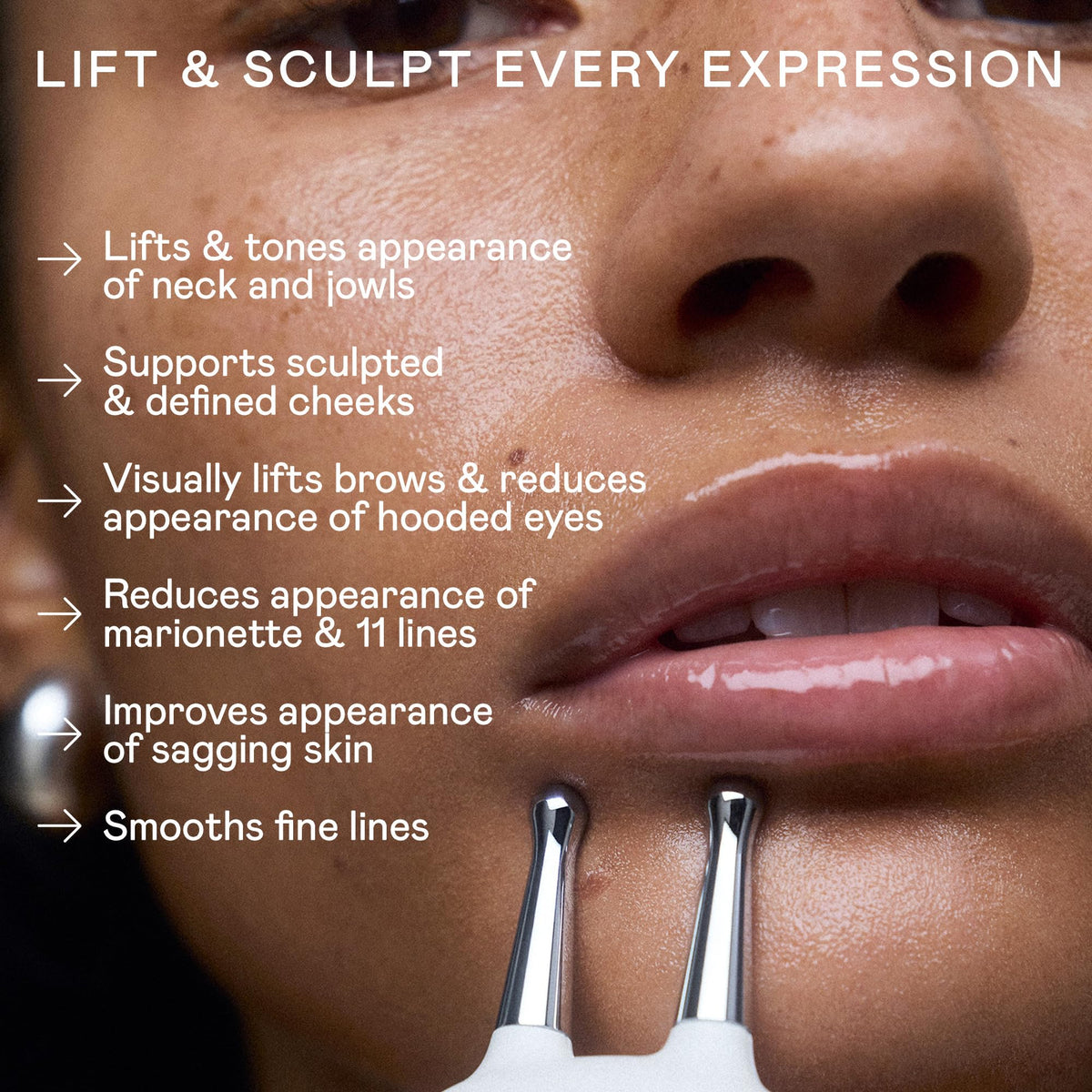 NUFACE TRINITY+ Facial Sculpting Device with Lip & Eye Attachment
