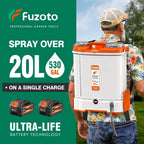 Battery Powered Backpack Sprayer 5.3 Gallon for Lawn, Garden, Yard