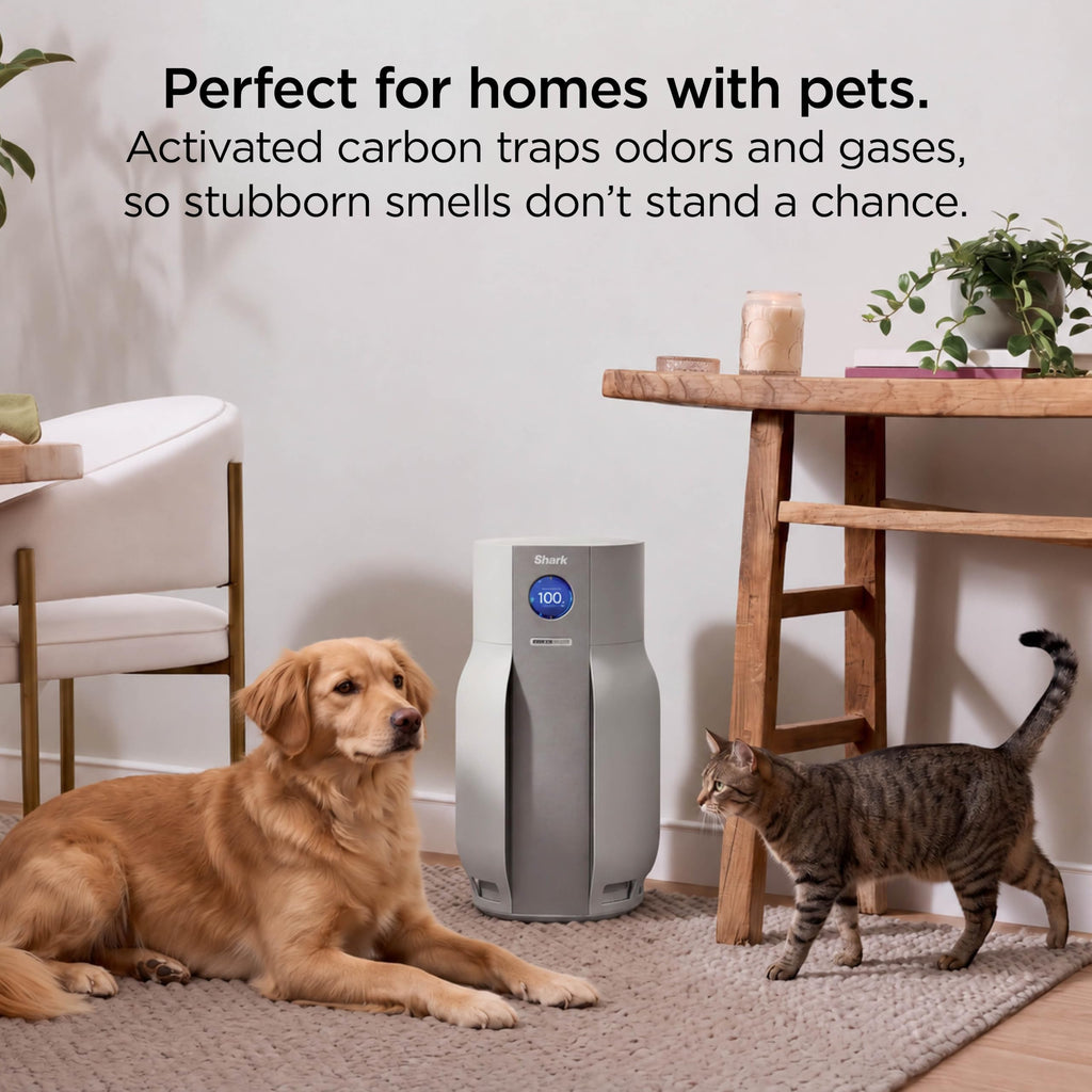 Shark NeverChange Detect iQ MAX with BreatheClear Air Purifier, HP361