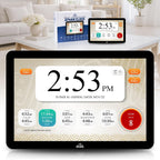 8" Smart WiFi Digital Azan Clock & Islamic Prayer Frame – Automatic Worldwide Prayer & Iqamah Times, Full Quran Player, Athan Alarm, Ramadan Clock, Touchscreen Muslim Home Display, Black