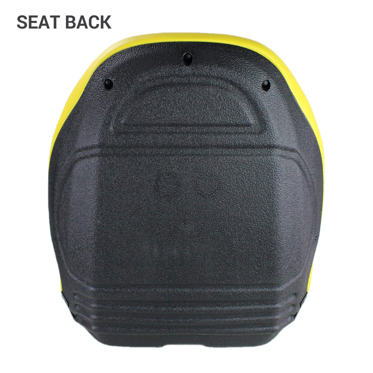 Universal Yellow Vinyl Seat for Many Lawn & Garden, UTV, Tractor & Skid Steer Applications (E-LGT125YL)