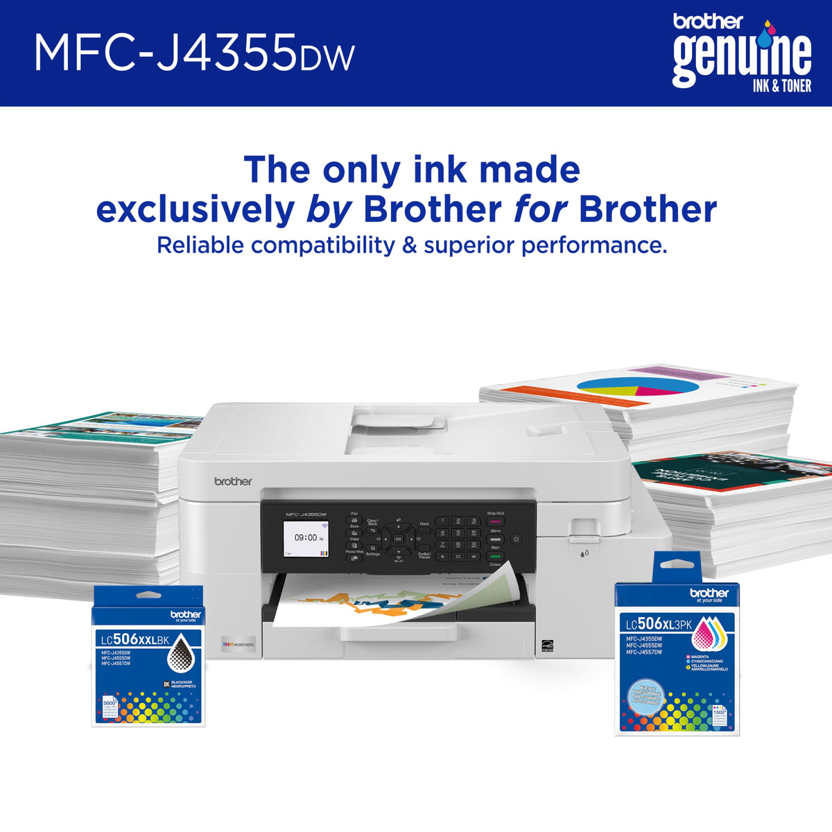 Brother INKvestment 4355 Wireless Color Inkjet Printer