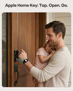 SMONET Smart Front Door Lock Set, Apple Home Key Built-in WiFi Deadbolt