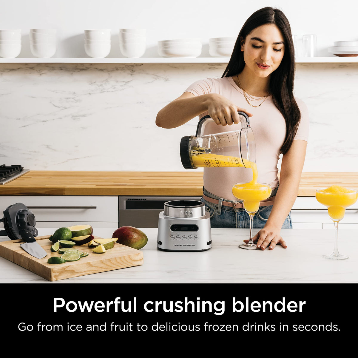 Ninja Foodi TWISTi Blender DUO, 1600WP, smartTORQUE, 34oz, Grey, SS151