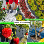 5.8oz 5FT x 250FT Heavy Duty Landscape Fabric Weed Barrier Premium Woven Ground Cover Roll, UV Resistant&Tear-Proof, Ideal for Garden Beds, Walkways, Patios, Greenhouses, Outdoor Landscaping