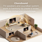 TCL S65K S Series 5.1 Channel Soundbar System with Dolby Atmos, DTS:X, Wireless Subwoofer, Wireless Surround Speakers, Bluetooth Music Streaming, and AI Sonic Auto Room Calibration