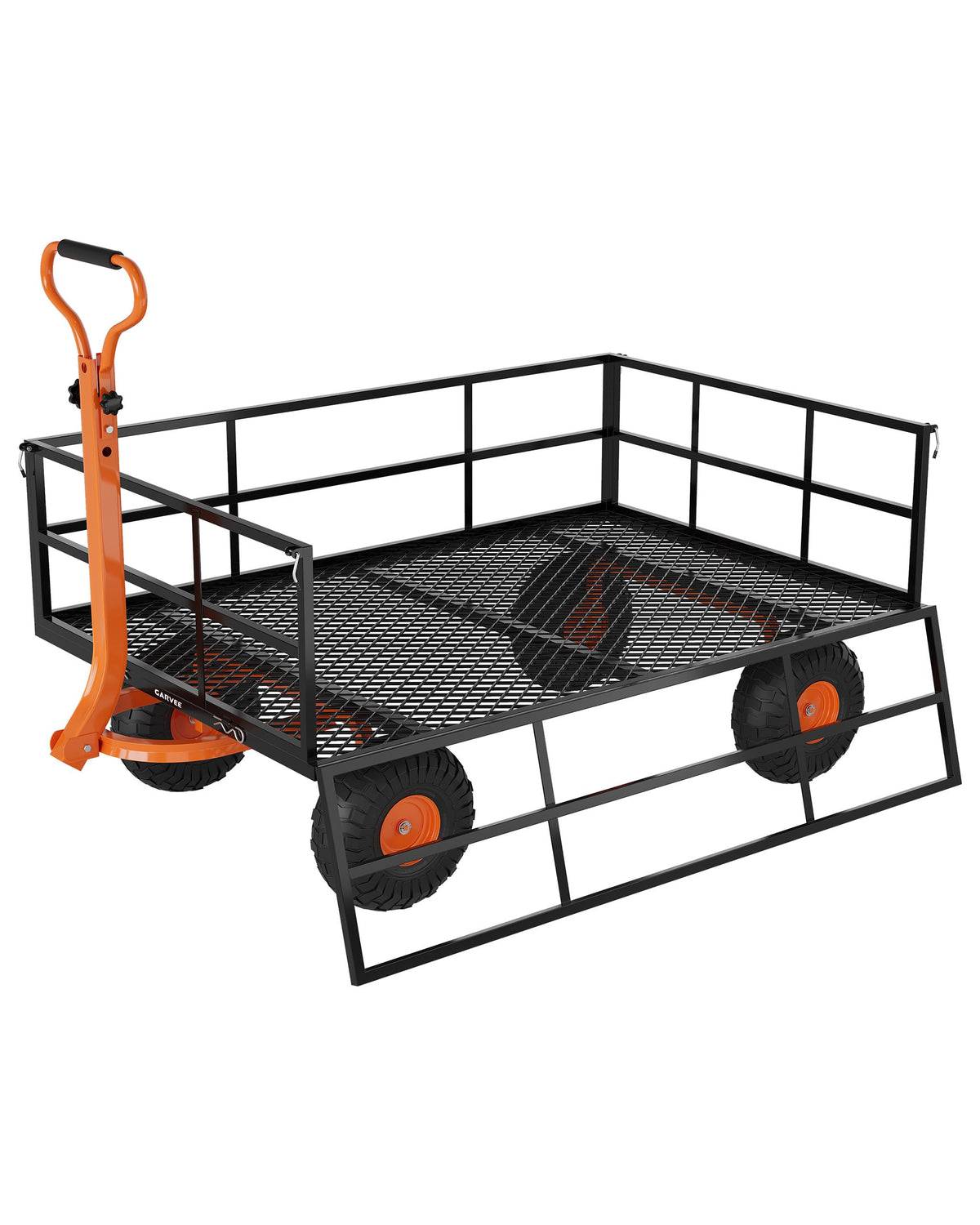 Garvee Garden Carts 1200 LBS Capacity Heavy Duty Steel Garden Wagon Cart
