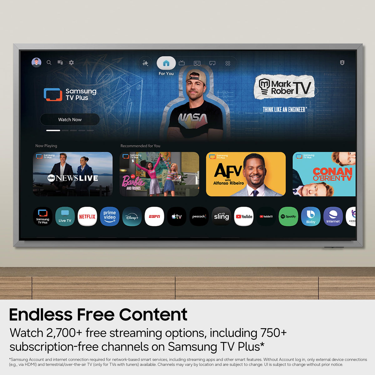 Samsung 65-Inch Class M70H Series, Mini LED, 4K, Smart TV, 2026 Model