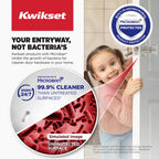 Kwikset San Clemente Front Entry Door Handle Set, No Lock, Matte Black