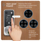 Lockly Vision Zeno Smart Lock with Video Doorbell Camera / Apple Home Key