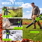 Leaf Blower Cordless 1200W 700CFM 200MPH Leaf Blower for Lawn Care Yard